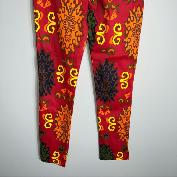 Gretchen Scott Slim Fit Pants-Bright Print-Ankle Length-Size XS - Picture 8 of 10